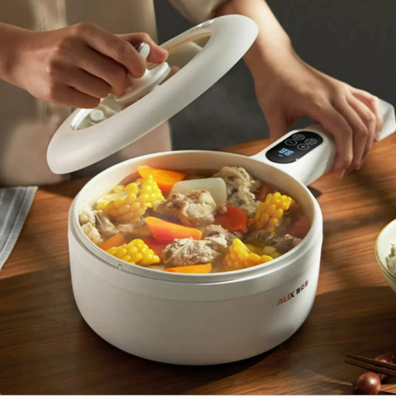 Ceramic Glaze Non Stick Inner Liner Electric Cooking Pot Scheduled Appointment Multi Cookers One Click Touch Electric Hot Pots