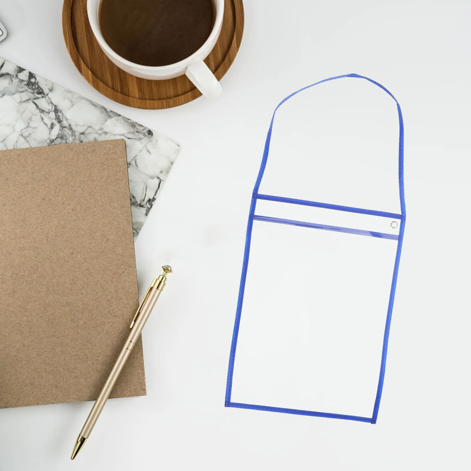 

10pcs Transparent Pockets Reusable Dry Erase Sleeves For Office Home School Work Order Holder File Folder Document Storage