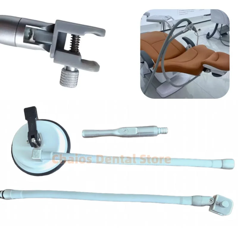 1 Set Dental Saliva Ejector Holder Hands‑Free Suction Tube Bracke Universal  Adjustable Dental Chair Flexible Saliva Stand