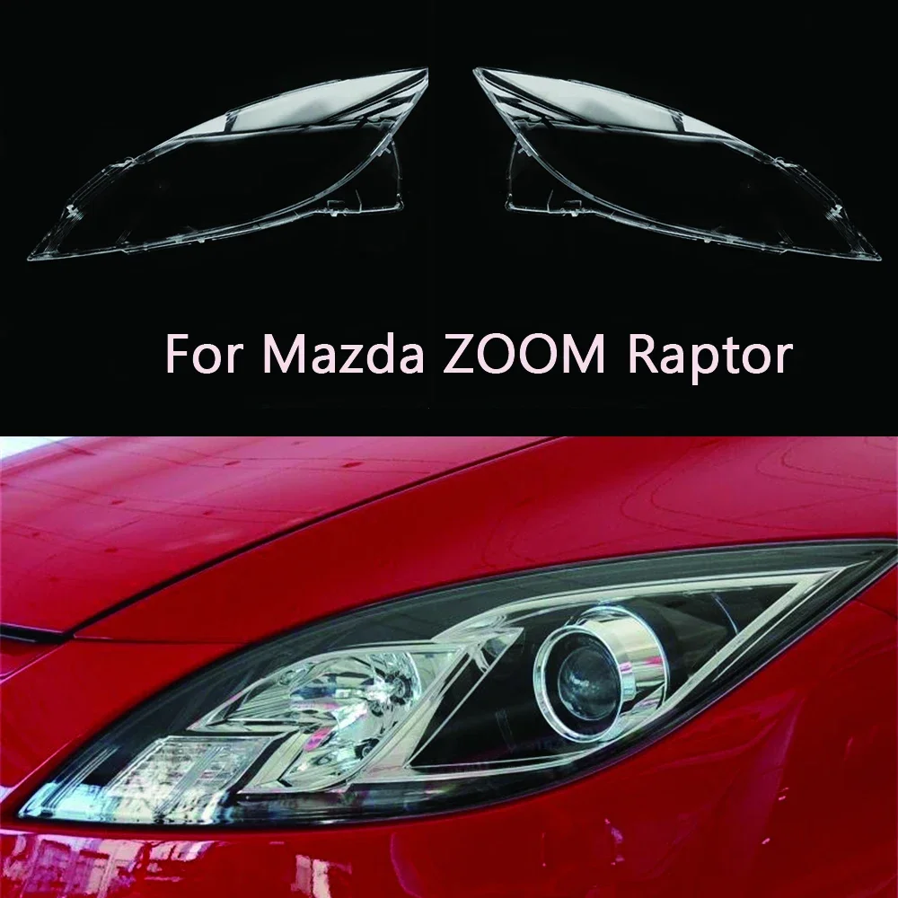 

For Mazda ZOOM Raptor Clear Headlight Lens Cover Replacement Headlight Shell Cover Left&Right