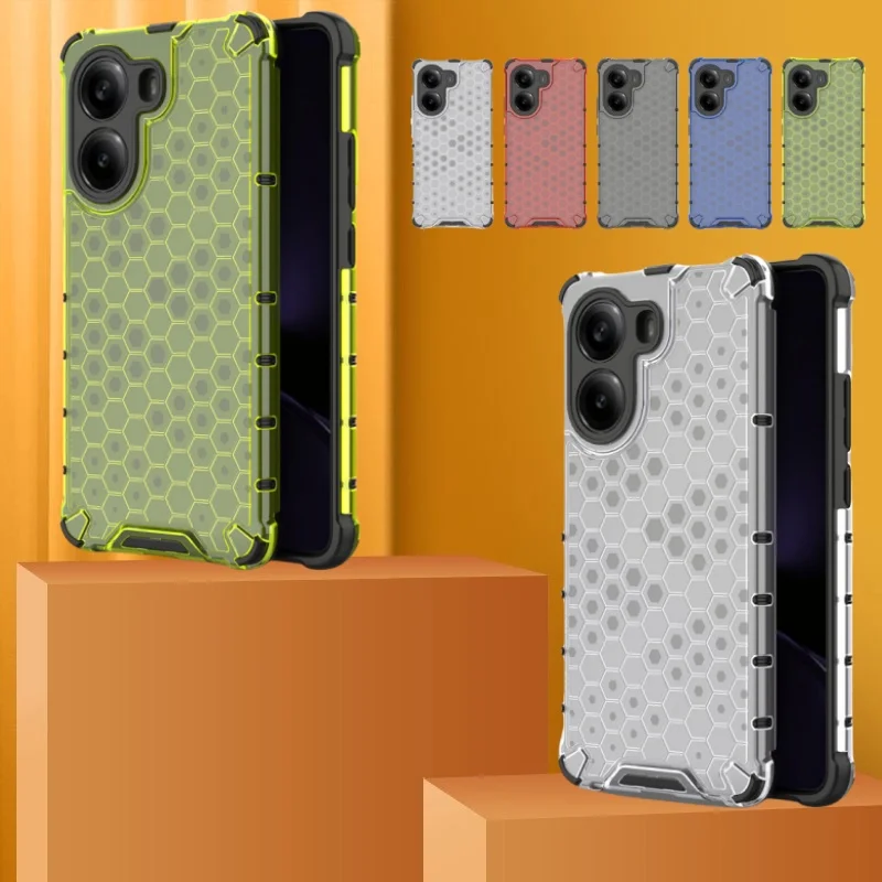 حافظة لهاتف Xiaomi Poco X7 Pro 5G مقاومة للصدمات هجينة من البولي يوريثان PC حافظة هاتف شفافة لهاتف Poko Poxo Pocco Little X 7 Pro X7Pro 5G