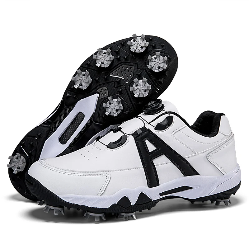 Golf Shoes Men Wear Training Outdoor Walking Golf Supplies Sneakers Anti Slip Athletic Golf Footwear Trainers Caddie Shoe 37-47 image 6