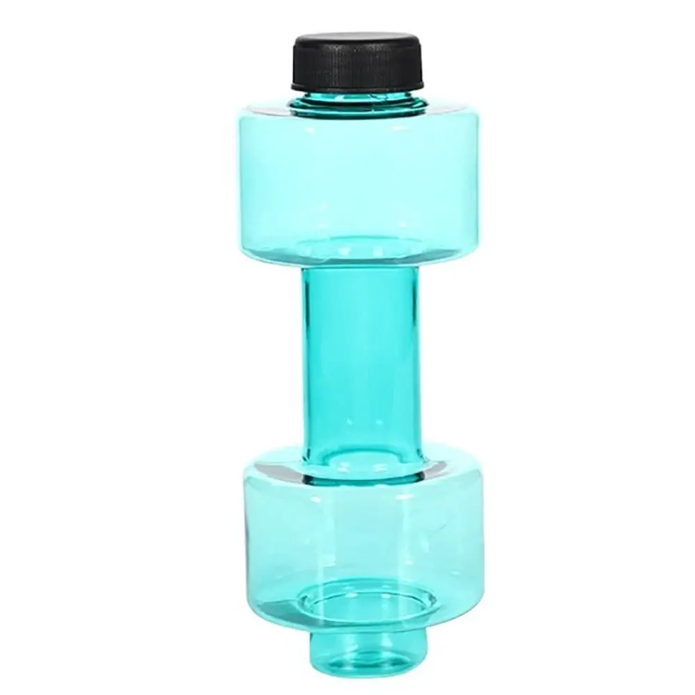 Leakproof Dumbbell Water Cup Large Capacity 550ml Sports Water Cup Dual Purpose Portable Dumbbell Water Bottle Summer