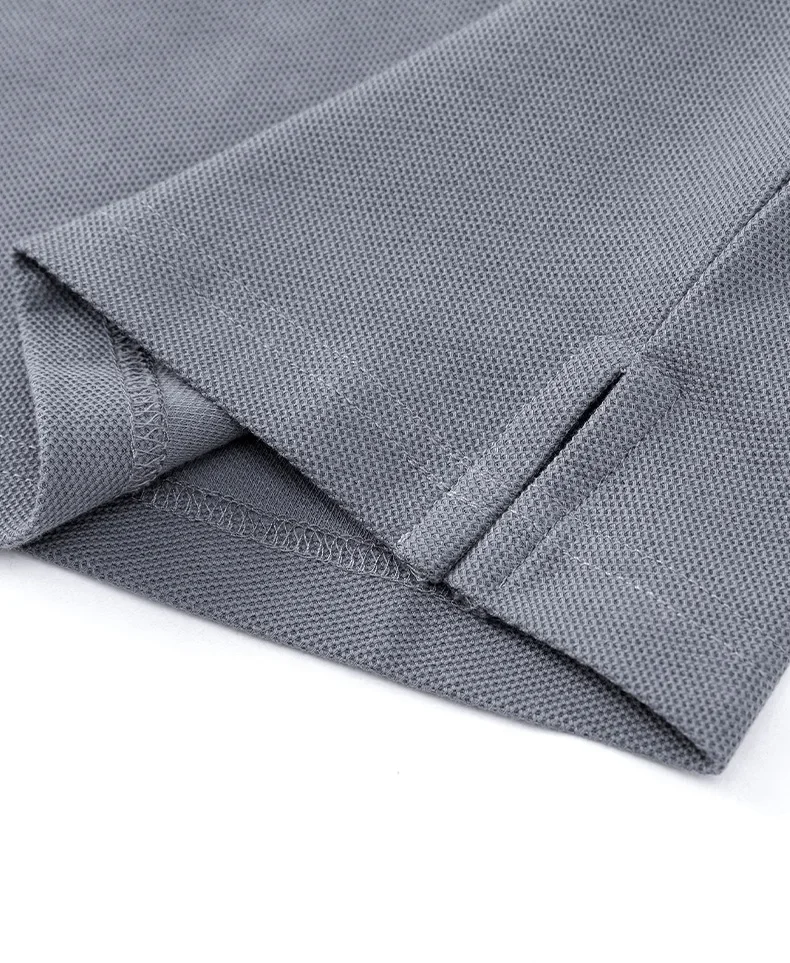 100 % Baumwolle, luxuriöses Herren-Polohemd, modisches Sommer-T-Shirt, ein Verkaufsschlager, exquisit mit Bienenstickerei versehen, atmungsaktiv, kurzärmelig. – Detail 36