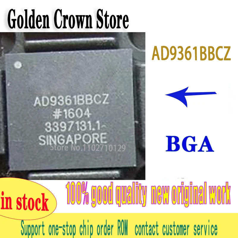 

1-10PCS/lot AD9361 AD9361BBCZ AD9361BBCZ-REEL AD9361 work New original In Stock