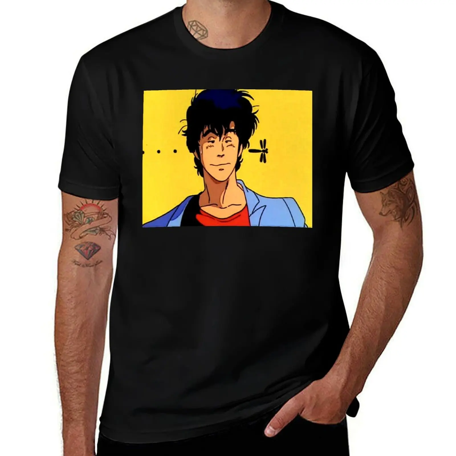 

Nicky Larson, City hunter alias Ryo Saeba T-Shirt for a boy anime stuff mens graphic t-shirts pack