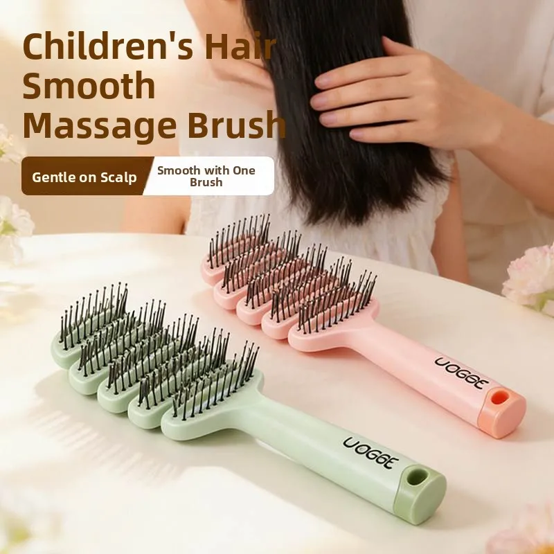 

Children's Massage Comb Hollow out Pine Needle Tooth Comb Sling High Hairline Special Pine Cone Comb Fly Personal Care Tool