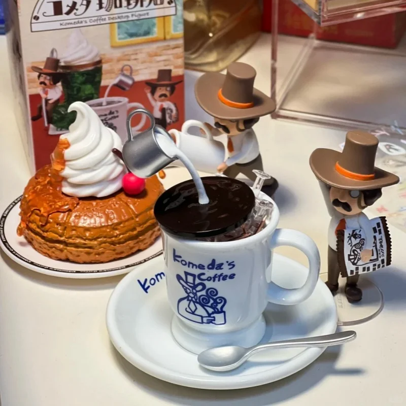 

Re-Ment Komeda'S Coffee Blind Box Figure Miniature Coffee Shop Food Model Scene Desktop Decor Collectible Merchandise Gift Toy