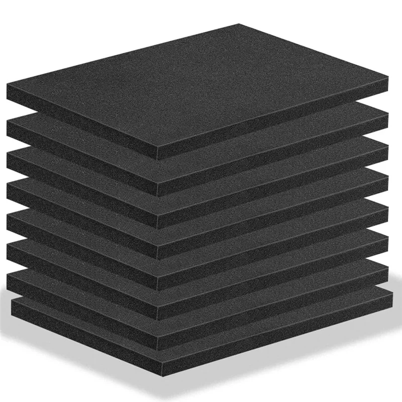 A76K Polyurethane Foam Board,40 X 30 X 2.5Cm Cuttable Foam Insert For Toolbox, Camera, Shockproof Cushioning