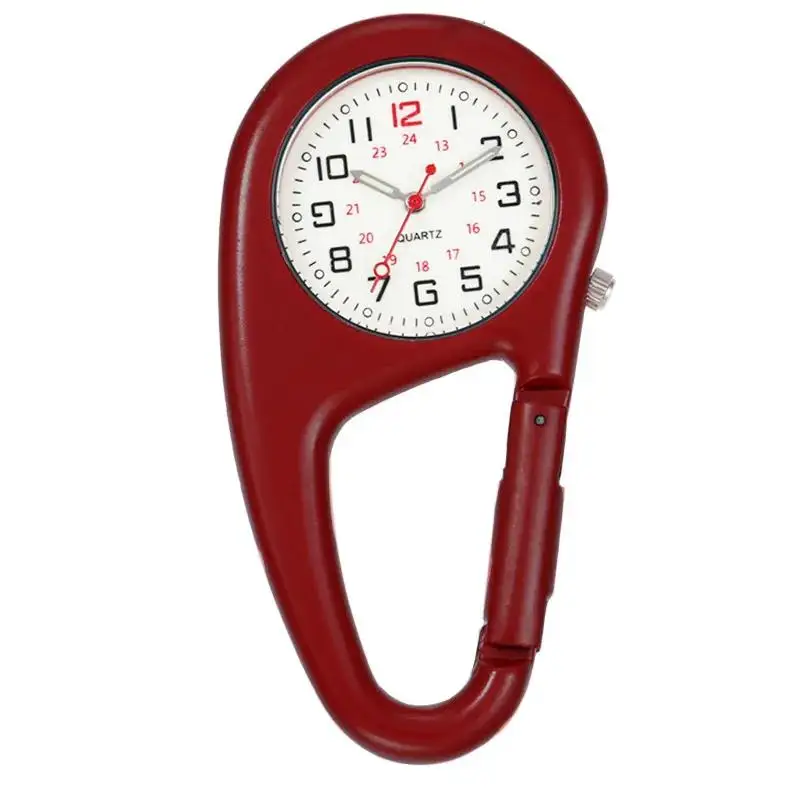 Carabiner Clip Pocket Watch for Nurse FoMedical Sports Watches Vintage Clock Mountaineering Sports Equipment Dropshipping gifts
