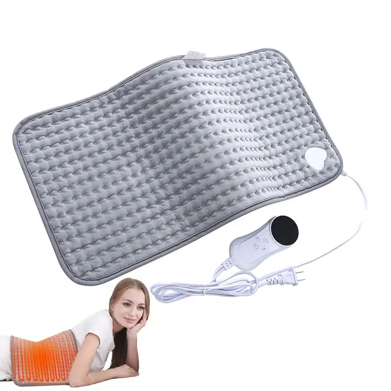 

Electric Heating Pad For Cramps Back Pain Relief Heated Pads With Auto Shut Off & 9 Heat Levels Thermal Blankets Warmer Home use