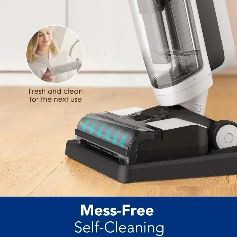 منظف الأرضيات اللاسلكي TGBF TTinecoes iFLOOR 3 Breeze Complete Wet Dry Vacuum وممسحة تنظيف بخطوة واحدة للأرضيات الصلبة، علي