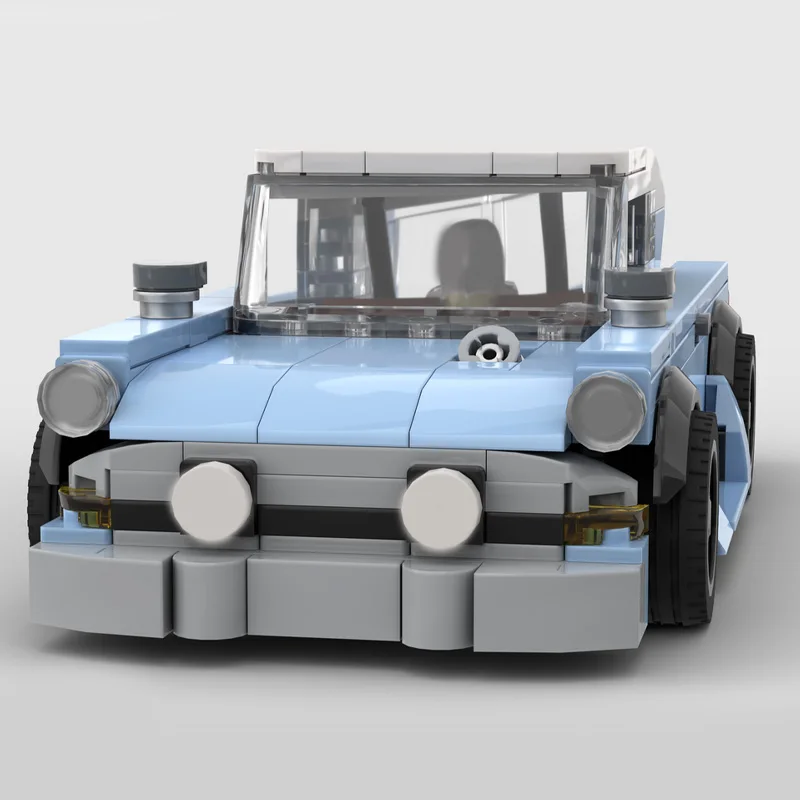 287 PCS Speed Hypercar 1959 Anglia Custom MOC Customize Modular Building Block Popular Technology Model DIY Christmas Toy Gift