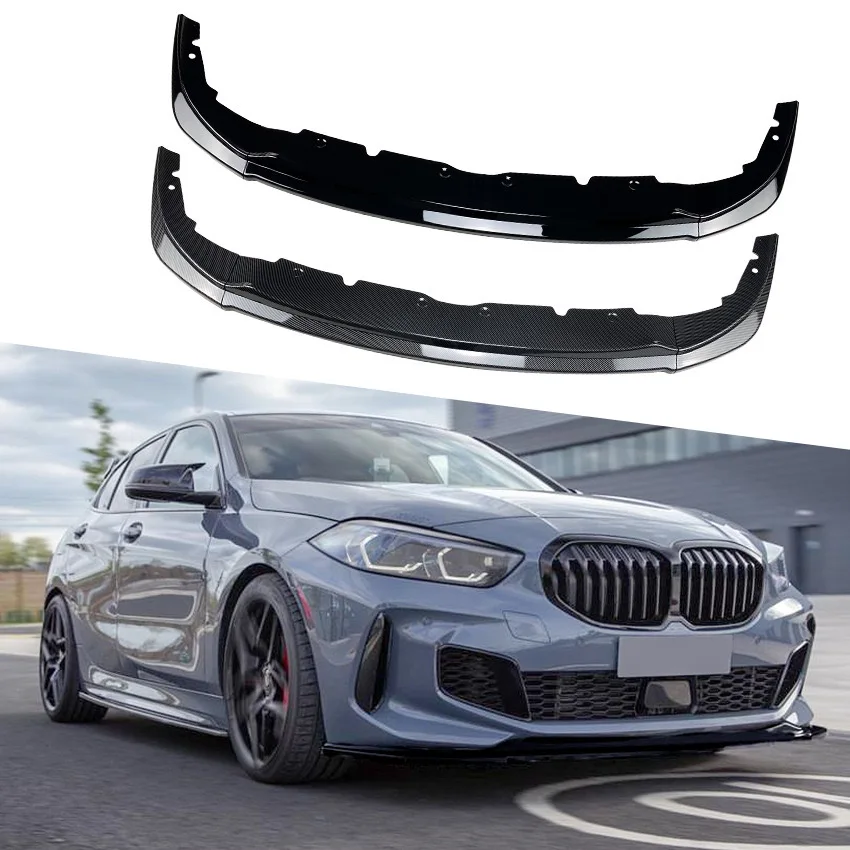 

For BMW 1 Serie F40 M Sport 118i 120i 128ti 2020-2023 Front Bumper Lip Splitter Diffuser Body Kit Spoiler Bumper Guard Protector