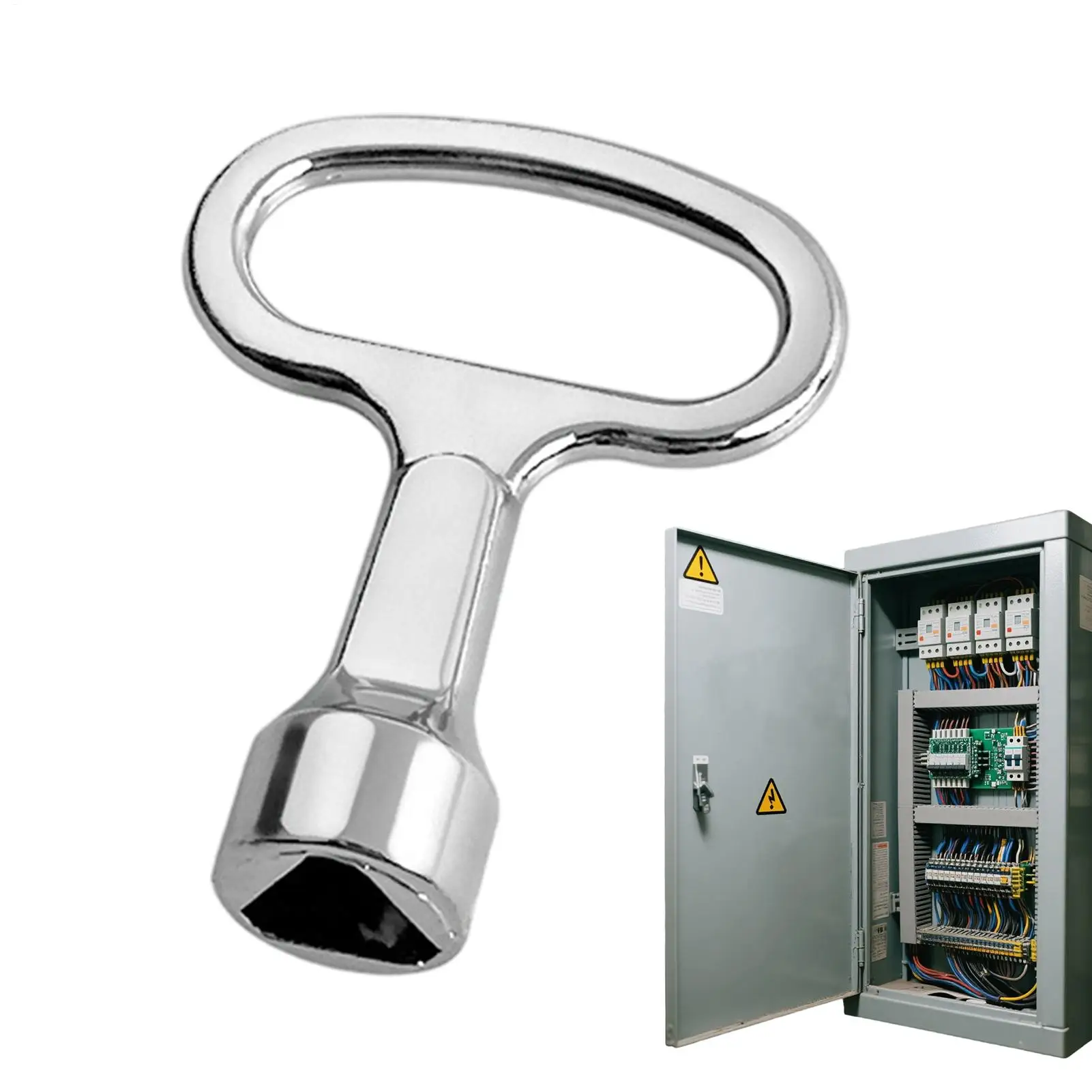 Triangle for Gas Electric Meter Cabinets Internal Triangle Wrench Tap Water Valve Key Chassis Elevator Door Service Utility Keys