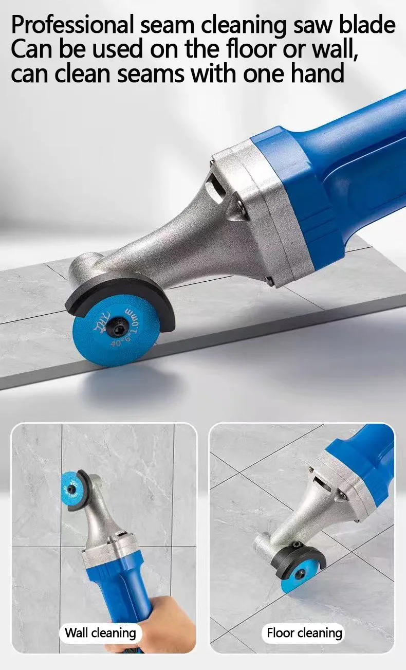 Mesin pembersih sambungan Kecil otomatis penggiling langsung Alat pemotong ubin Mesin pemoles Marmer