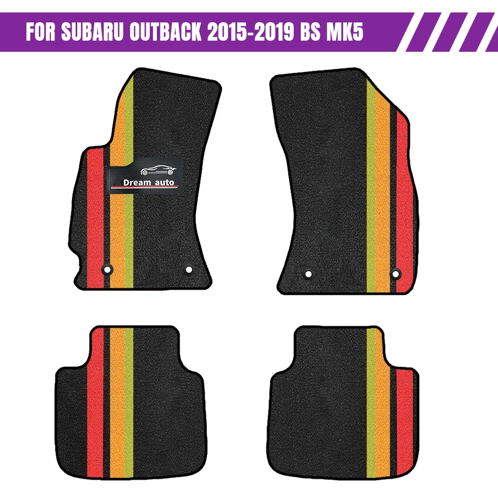 الحصير سيارة مخصصة لسوبارو Outback 2015-2019 BS MK5 مقاوم للماء السيارات السجاد القدم Coche اكسسوارات #1