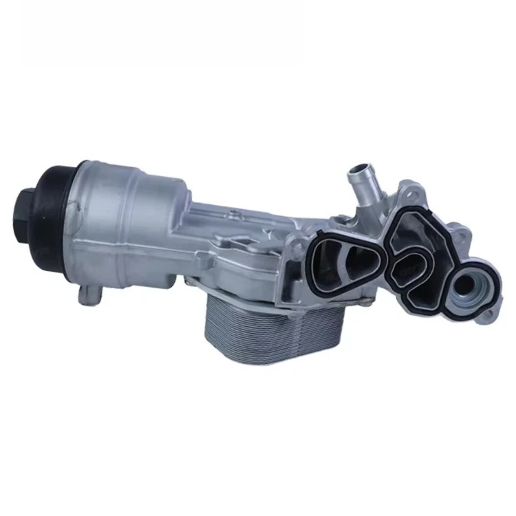 High Quality Metal New Auto Spare Part Engine Aluminum Oil Filter Housing Oil Cooler Assembly for BMW N13 11417600468