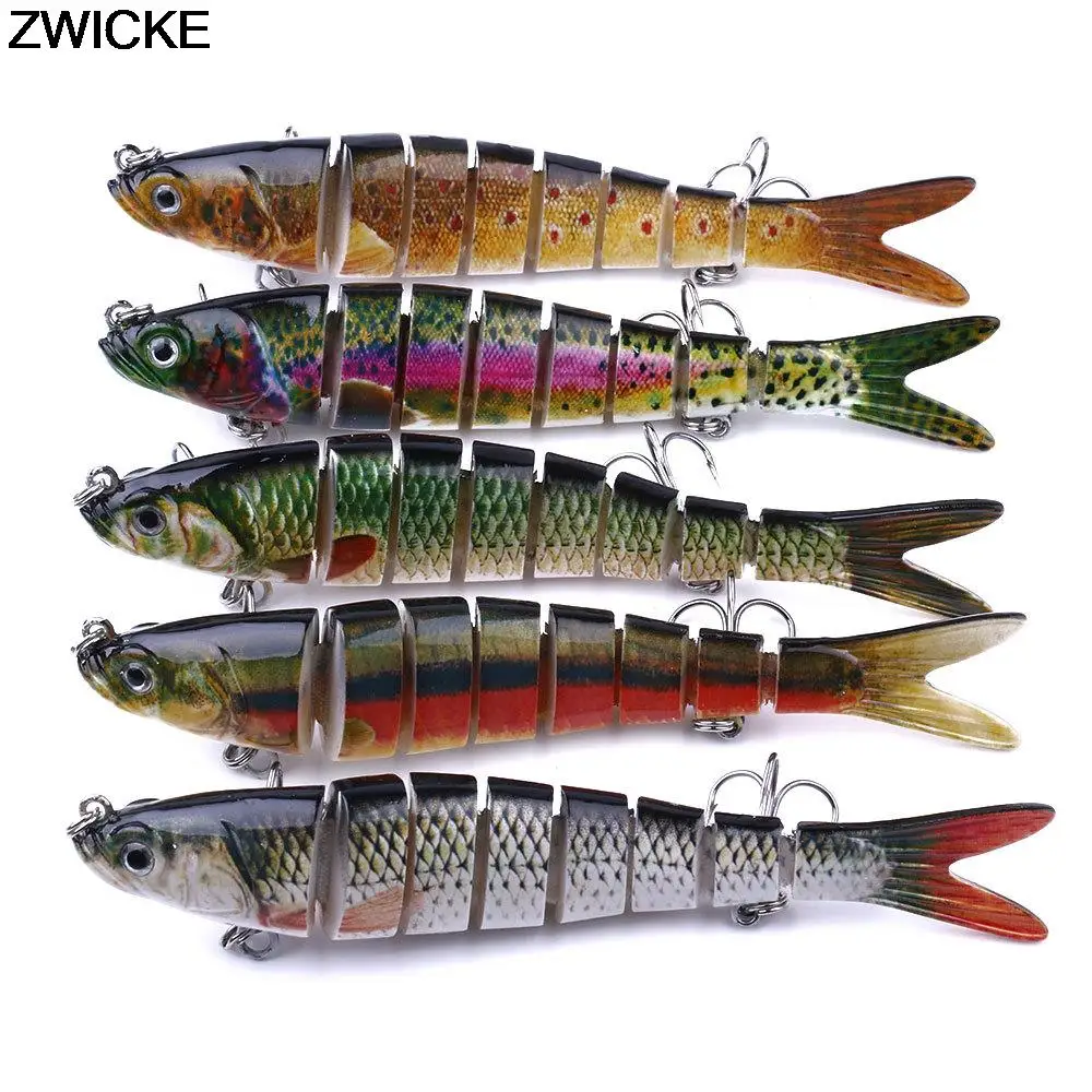 13.7cm 27g Sinking Wobblers Fishing Lures Jointed Crankbait Swimbait 8 Segment Hard Artificial Bait For Fishing Tackle Lure