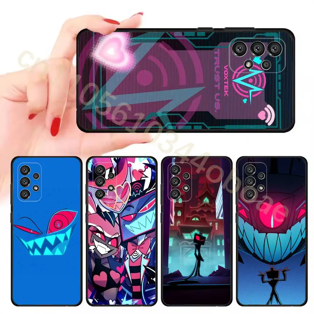 Hazbin Vox H-HotelS Trust Us Phone Case for Samsung Galaxy A20,21s,22,31,32,52,71,80,A91,5G Colorful Cover Smartphone Pretty