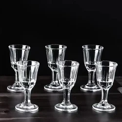 Verre à liqueur de petite capacité, gobelet à spiritueux, distributeur de vin, gobelet transparent, verres de normalisation, vente en gros, 10ml, 6 pièces