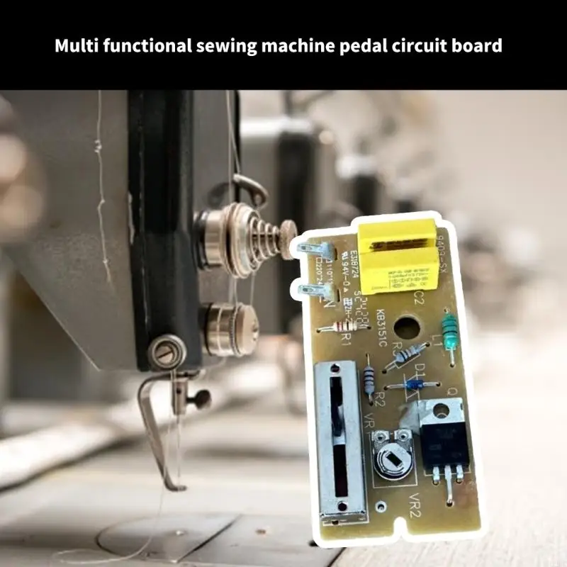 U2JC Sewing Machine Pedal Circuit Board 220V Foot Control Pedal Circuit Board for Home and Multifunction Sewing Machine