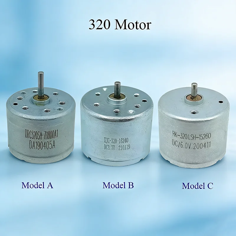 

Mini 320 DC Motor 3.7V 6V 12V Micro 24mm Silent round Spindle Low Speed for DIY Toy Sweeper DVD Hobby