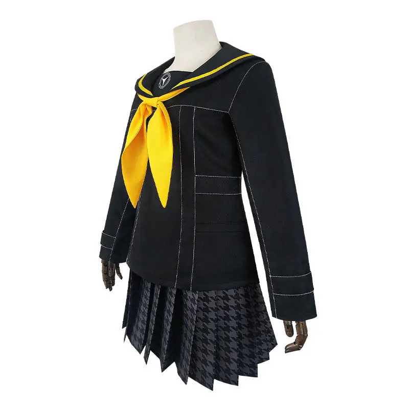 Jogo kujikawa rise cosplay peruca persona 4 uniformes de ouro jk terno marinheiro feminino halloween joshi koukoosei traje