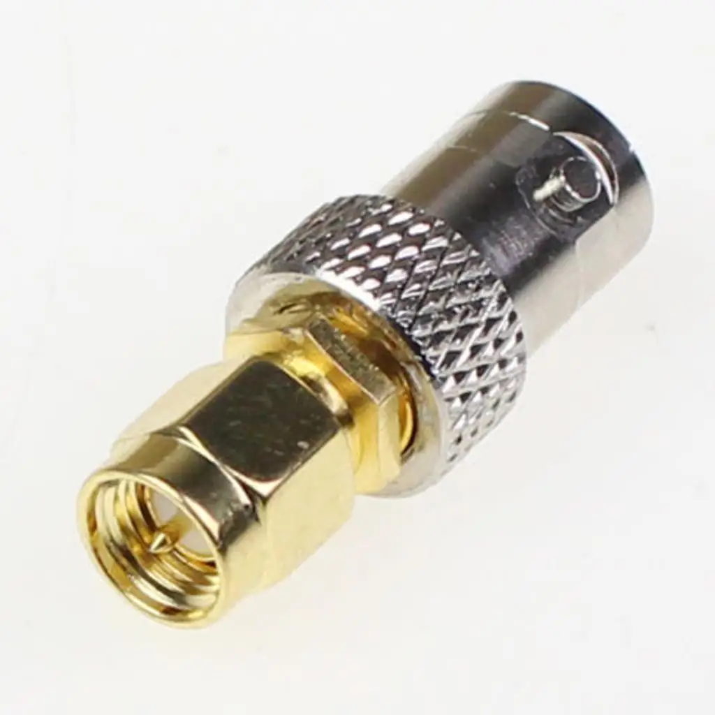 RF Coaxial Adapter Plug SMA to BNC Converter Gold-plated Connection Kit for Communication Equipment