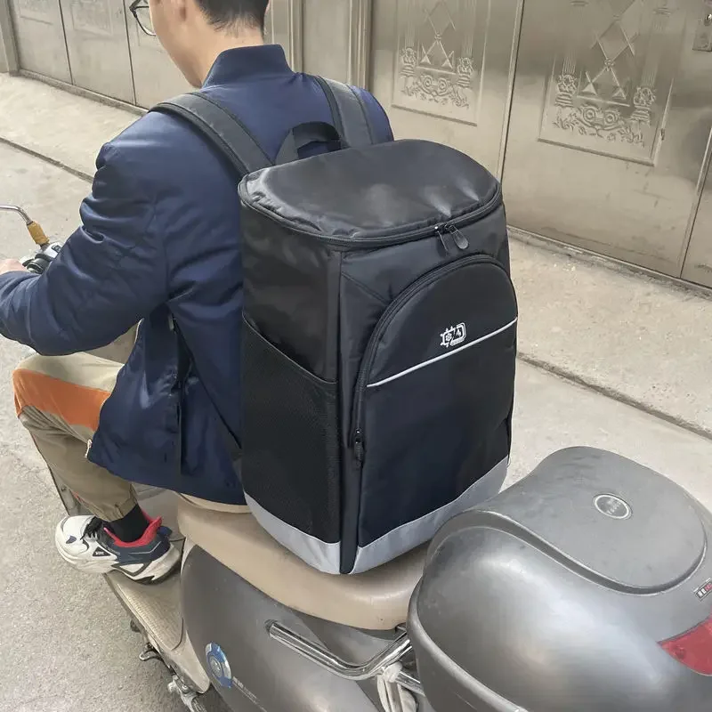 

Shoulder Thickening Backpack Outdoor Refrigerator Ice Pack Picnic Bag Large Insulation Bag