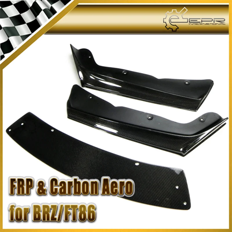 

For FT86/FRS PJDM Style Front Lip (3pcs) - Sports Car Front Bumper Aerodynamic Trim, Precise-Fit Exterior Styling Accessory