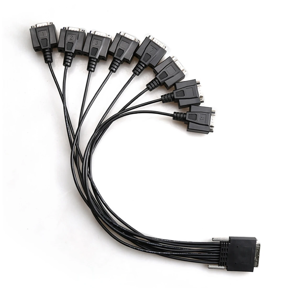 VO-PCIE-8포트 RS232 확장 카드 PCI-E 8포트 DB9 직렬 카드 8칩셋 PCI-Express 제어 카드