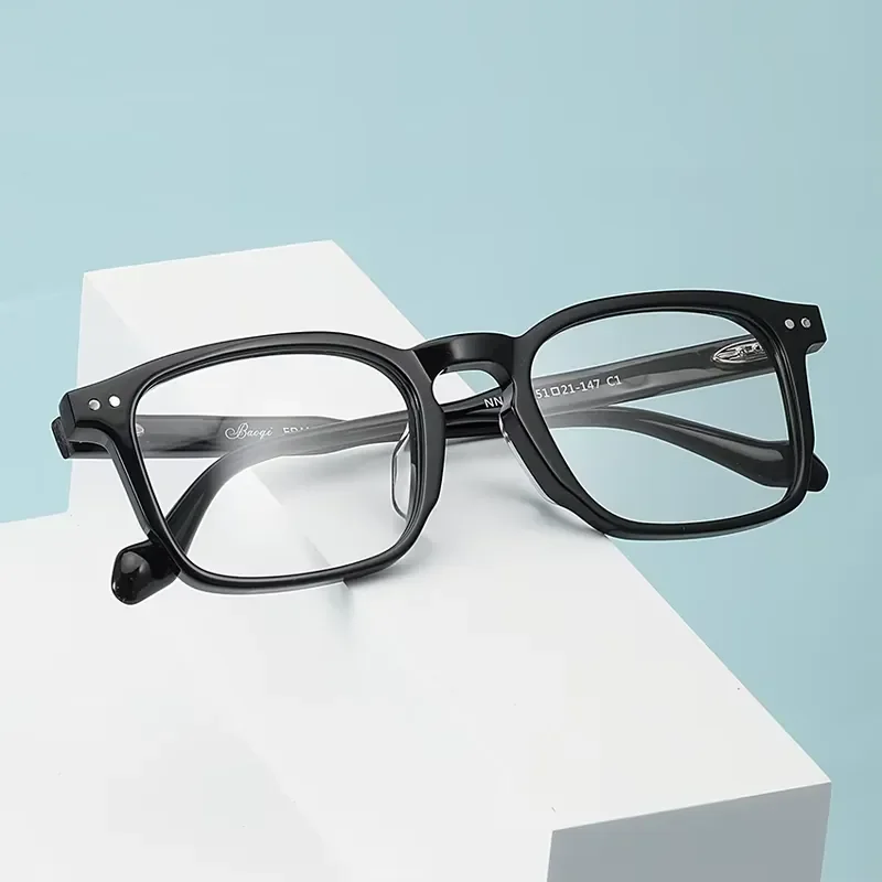 Unisex acetate  square men's  anti-blue light blocking computer blue light glasses