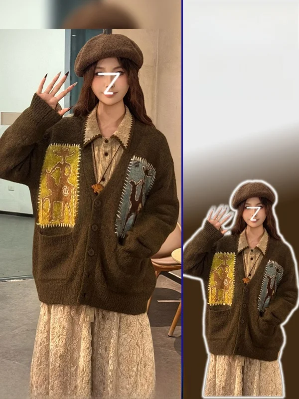 

Ретро-топ с кружевными вставками, приталенный, больших размеров, весенняя новинка, асимметричный подол, рукава-колокол, повседневный женский топ