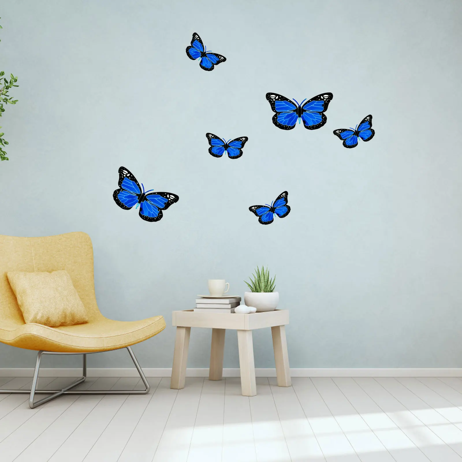 

Butterfly Silicone Mold DIY Wall Decor Durable Flexible Material Handmade Wall Butterfly-Shape Craft Mold for DIY Art
