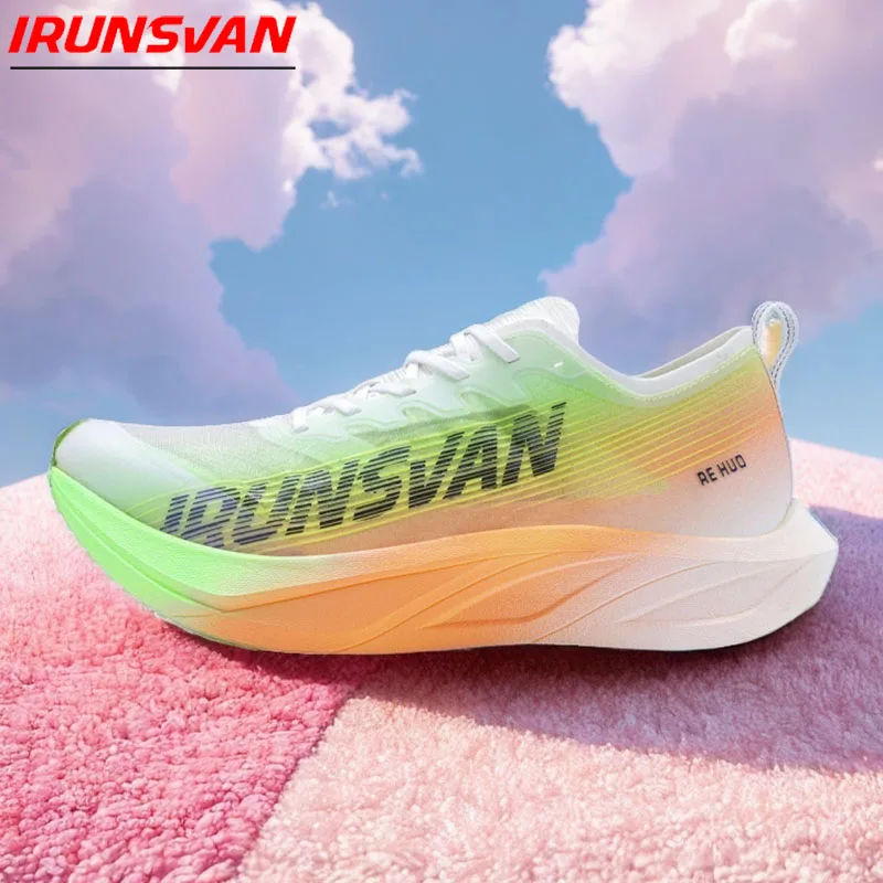 

IRUNSVAN Rehuo 2.0PRO Full Length Carbon Plate Running Shoes Shock Absorbing, Wear Resistant Marathon Men's 24066