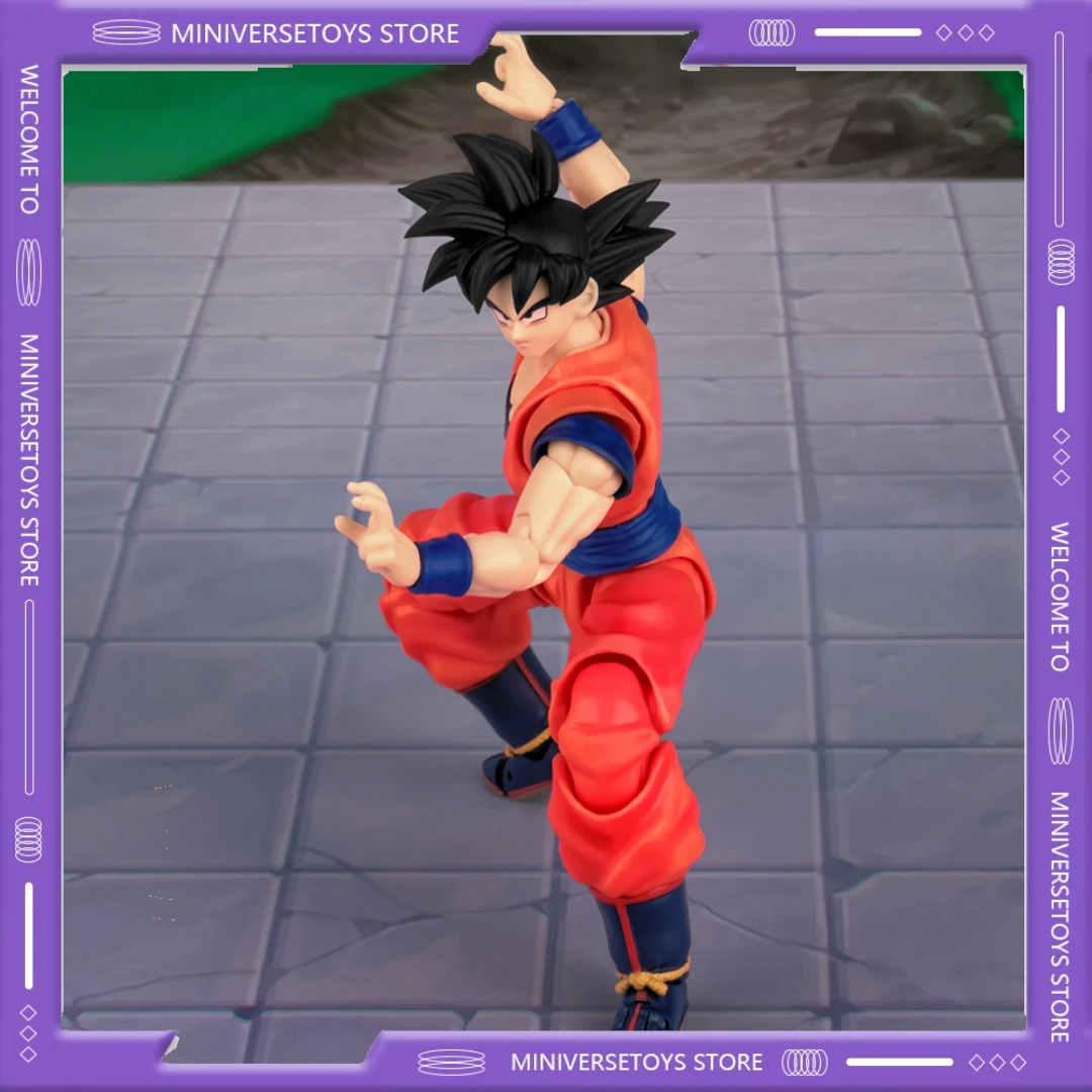 EN STOCK Figurine d'action Goku DBZ à l'échelle 1/12 Demoniacal Fit Martialist Forever Evolve In Combat avec articulations mobiles, figurine d'anime