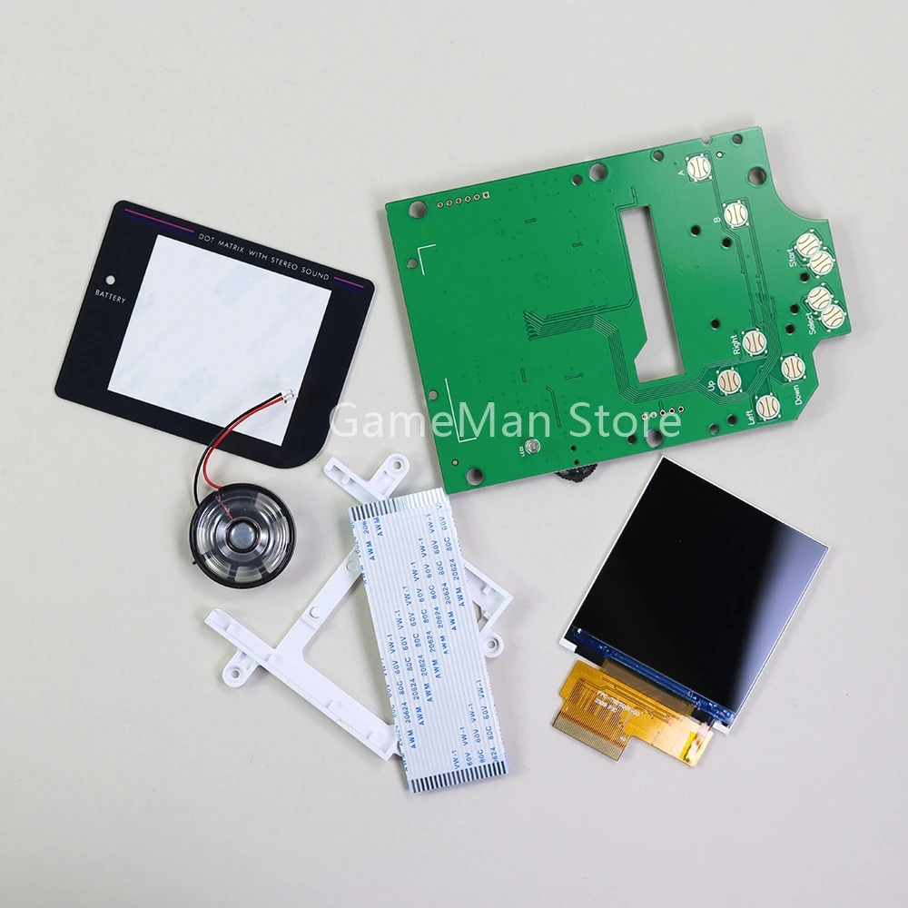1set 2.6 inch V3.0 High Light LCD Screen 5 Segments Adjustable Brightness Screen For Nintendo GB Replacement Accessories