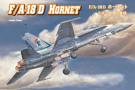 Hobbyboss 80269 1/72 Scale F/A-18 D HORNET Fighter Model Collectible Toy Plastic Assembly Building Model Kit Hobby