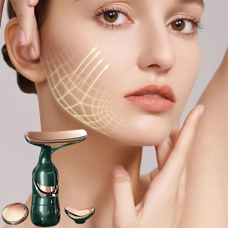 مكركرنت مدلك الوجه رفع وثابت الجلد مقدمة مكركرنت تجديد الجلد مكافحة الشيخوخة جهاز التجميل مدلك الوجه #1