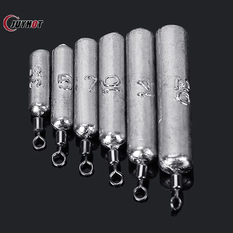 10pcs/lot Fishing Weight Sinkers 3.5g 5g 7g 10g 14g Soft Bait Sinker Bass Fishing Tackle Accessories Line Sinkers Hook Connector