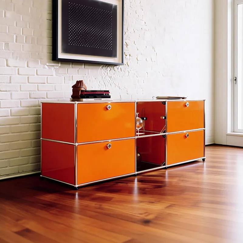 

TV Cabinet Storage Cabinet Living Room Bedroom Antique Modular Edge Cabinet