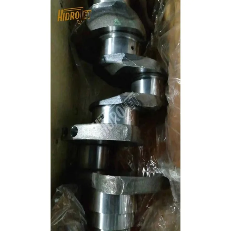 Excavator Machine Engine Parts SA6D140-1 6D140-1 Engine Forged Crankshaft Direct Injection 8 Holes  6211-31-1110  6211-31-1010