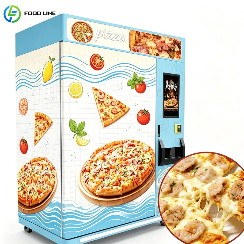 Smart Pizza ATM Machine Self Service Pizza Kiosk Quick Bake Remote Control Customized