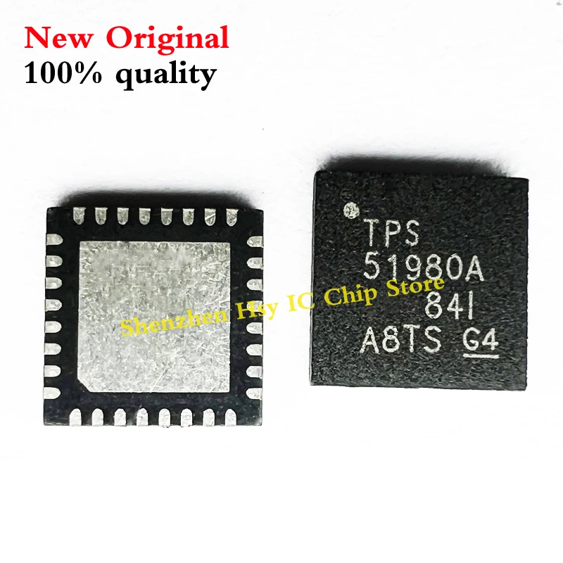 (5piece)100% New TPS51980A 51980A TPS51980ARTVR QFN-32 Chipset