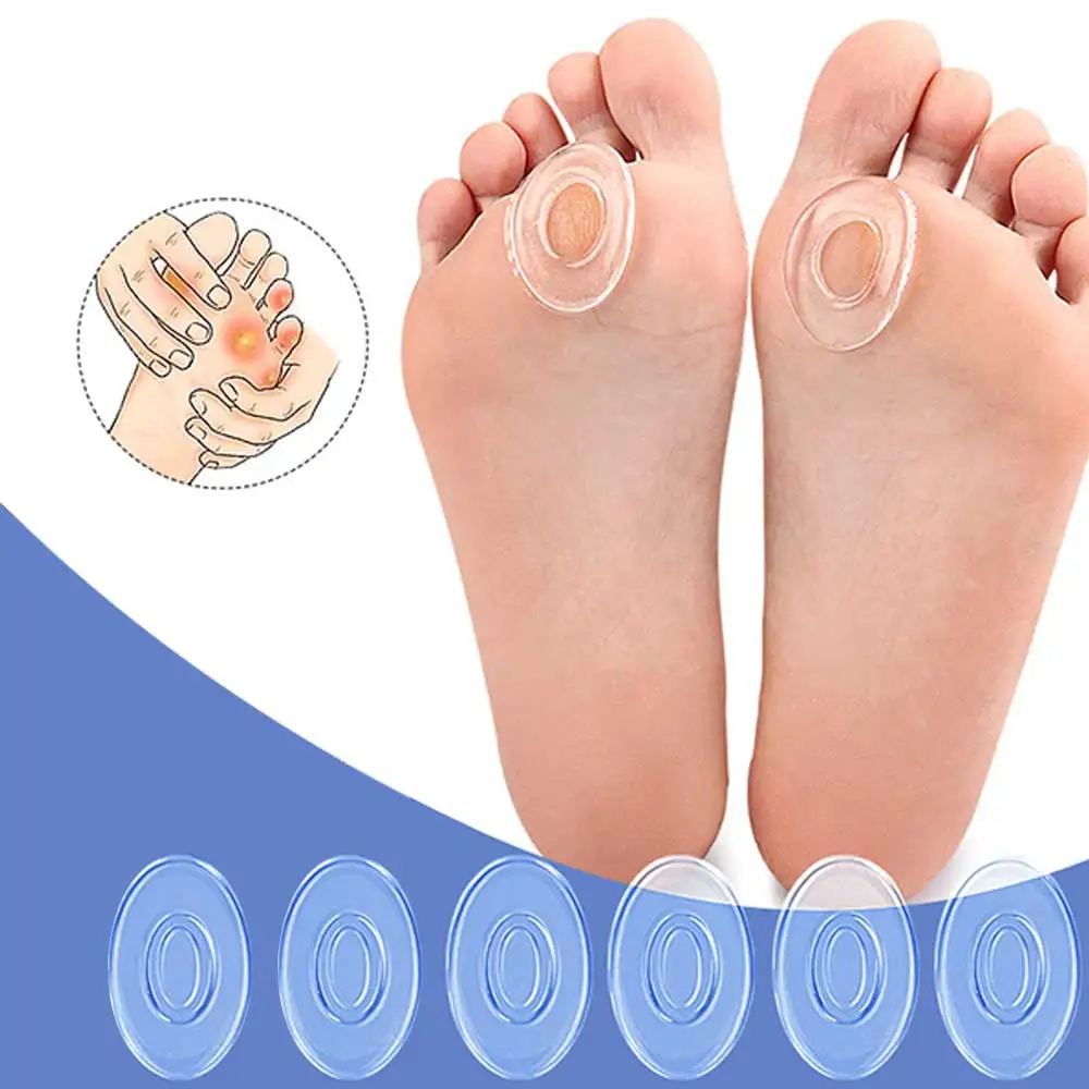 60Pieces/10 Sheet Foot Remover Pad Feet Gel Silicone Foot Corn Removal Patch Health Care Pain Relief Patch Foot Tool