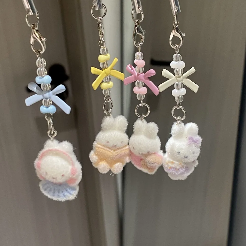 Cute Miffy Rabbit Cartoon Phone Strap Pendant Kawaii Charm for Student Bag Pencil Case CCD Camera Gift Accessory Girl Gift Toys