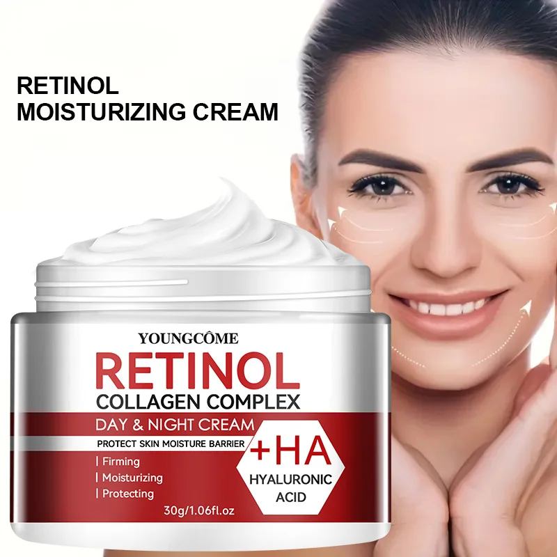 Creme hidratante facial com retinol, creme reparador, hidratante e nutritivo, creme iluminador para a pele, creme facial antienvelhecimento, cuidados para a pele do rosto.