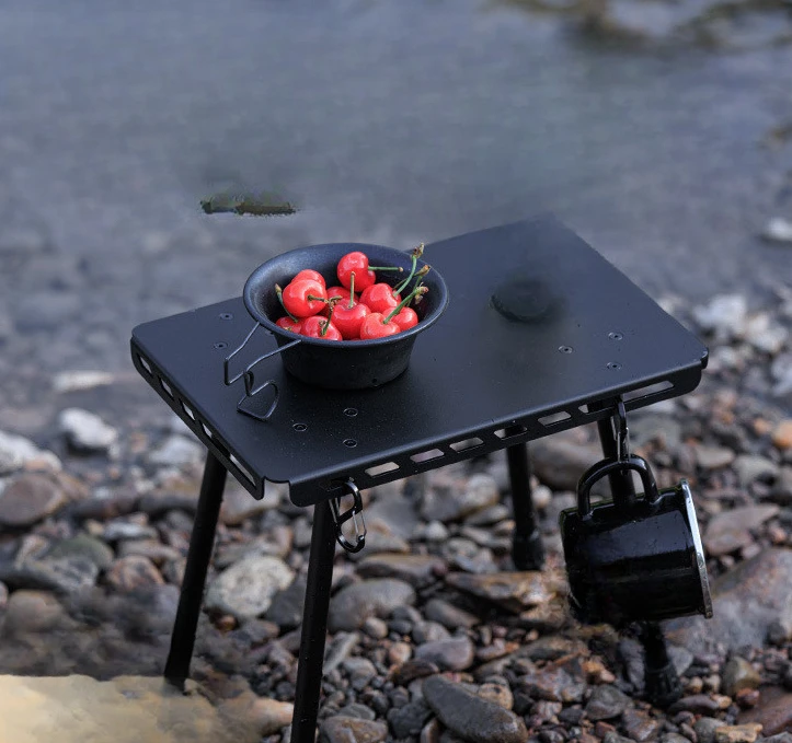 Taburete táctico de caballo pequeño para acampar al aire libre, taburete pequeño ligero portátil Maza
