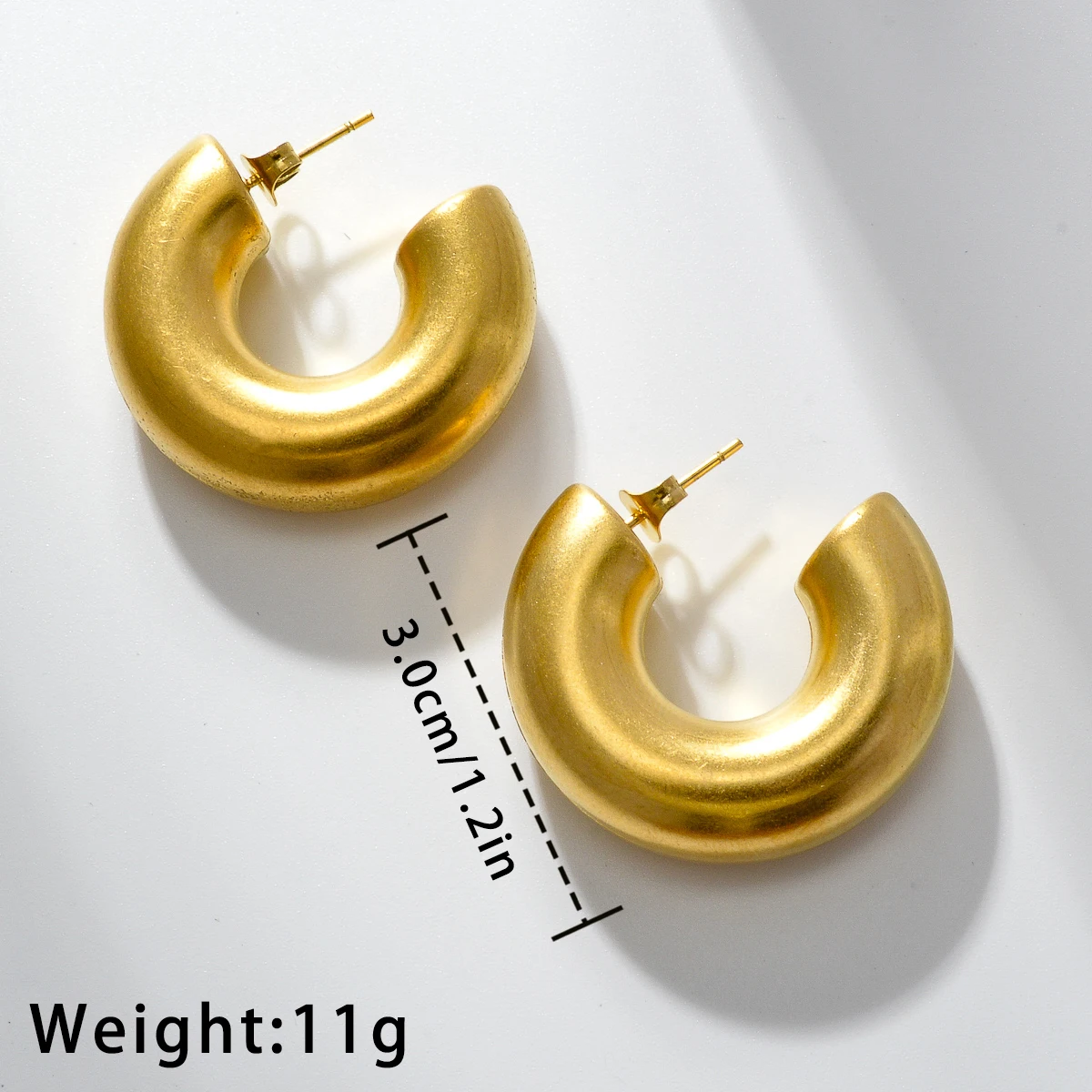 CHARMOMENT Hoop Stainless Steel Piercing Earrings for Women Old Money Korean Fashion Luxury Quality Punk Jewelry Girl Gifts